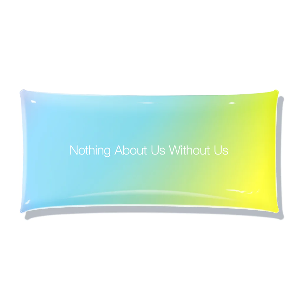 Pulmo（プルモ)の【gradation_06】Nothing About Us Without Us クリアマルチケース