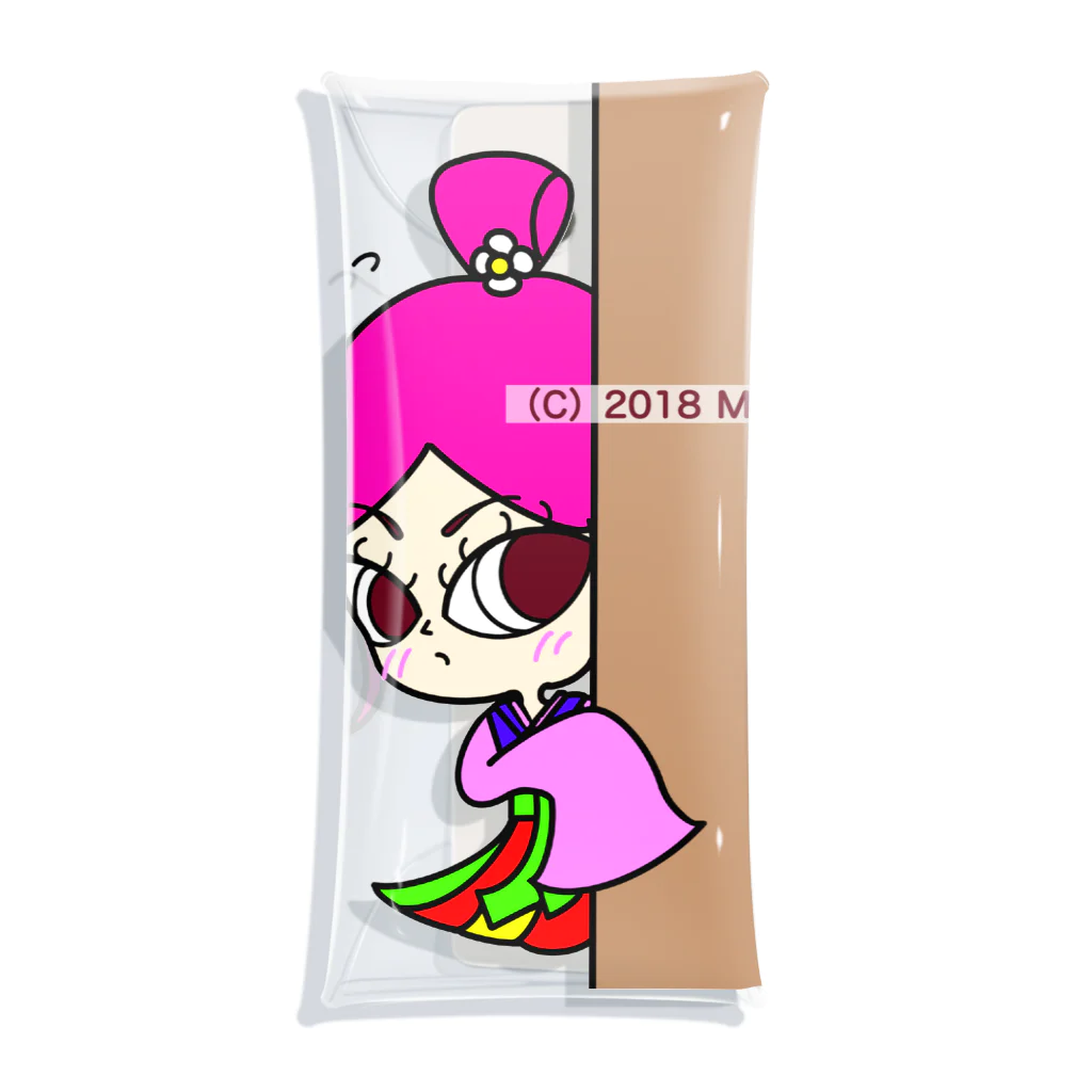 美桜のKawaii万葉集！ SUZURI店の万葉衣装の美桜ちゃん Clear Multipurpose Case