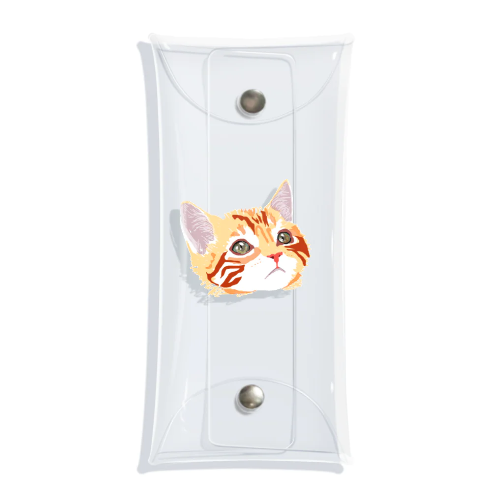 Saya SatoのCAT ワンポイント Clear Multipurpose Case