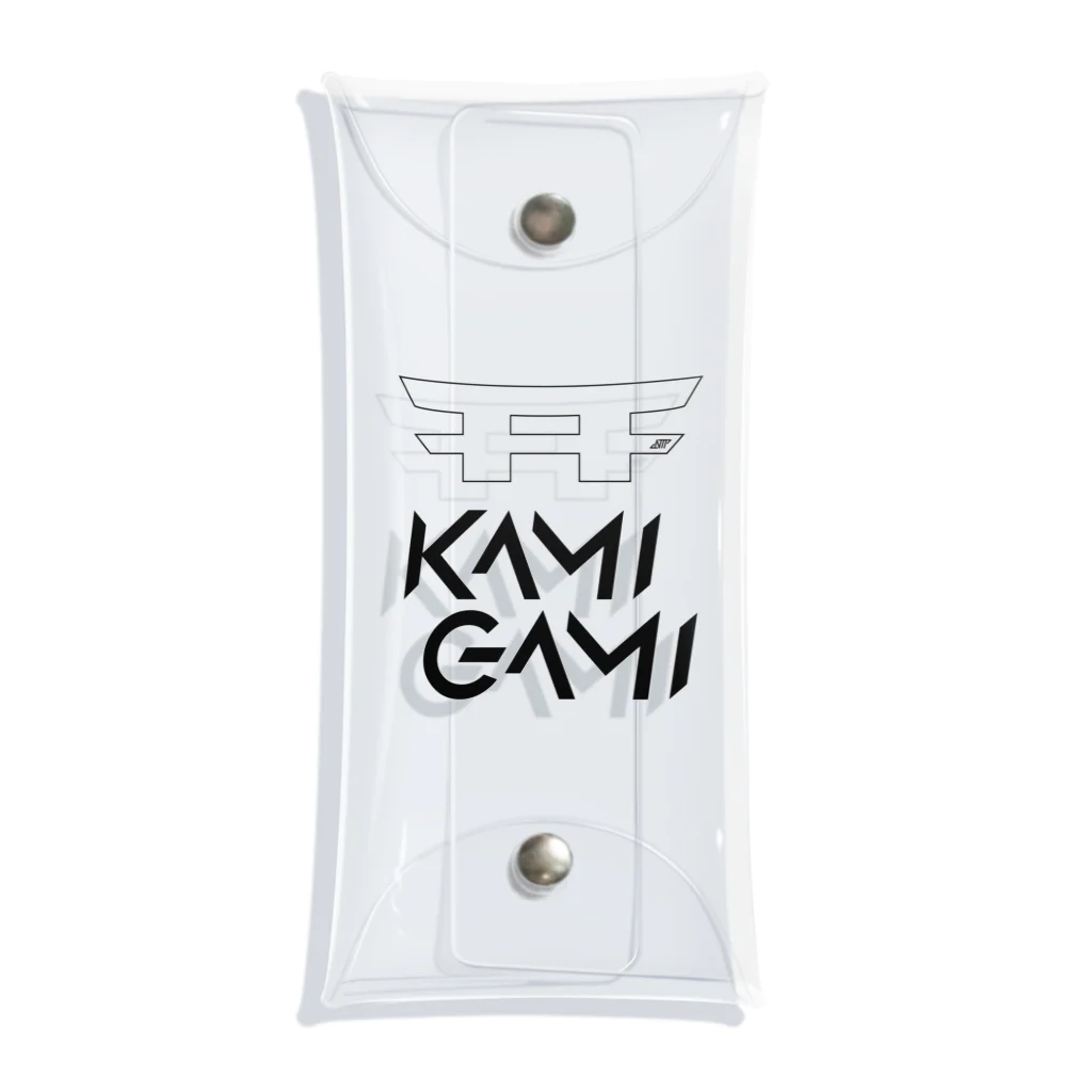 KAMI-GAMI from NTPの『KAMI-GAMI』logo ブラック Clear Multipurpose Case