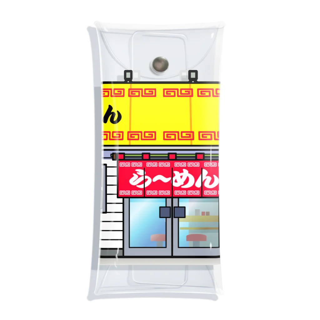 旨味教授といちごもちぷりんのラーメン屋 Clear Multipurpose Case