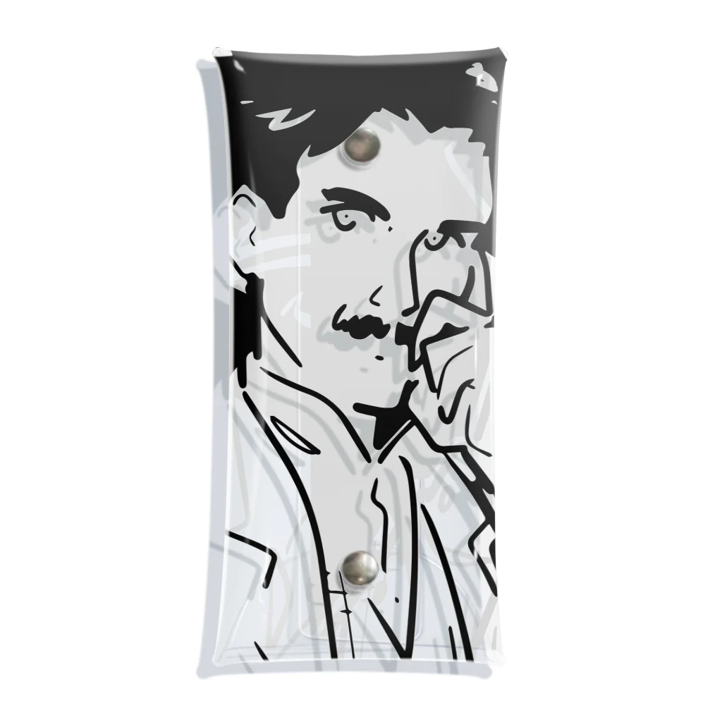 山形屋米店のニコラ・テスラ（Nikola Tesla） Clear Multipurpose Case