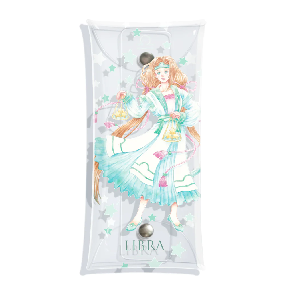 kazuyo online store【suzuri】　　　　　　　　　　　　　　　　　　　　　　　　　　　　　　　　　　　　　　　　　　　　　　　　　　　　　　　　　　　　　　　　のLibra【天秤座】 Clear Multipurpose Case