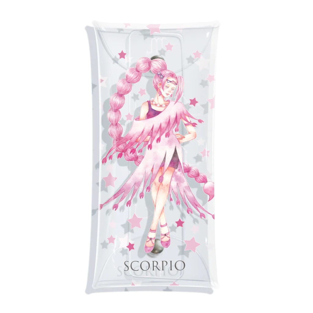 kazuyo online store【suzuri】　　　　　　　　　　　　　　　　　　　　　　　　　　　　　　　　　　　　　　　　　　　　　　　　　　　　　　　　　　　　　　　　のScorpio【蠍座】 Clear Multipurpose Case