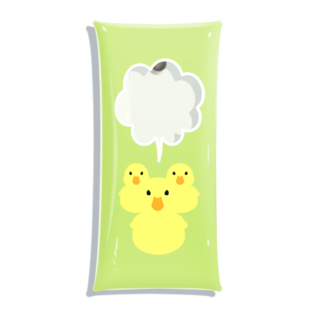 Happy Fluffy* ： 桜香*のアヒルの雛（ひよこ） Clear Multipurpose Case