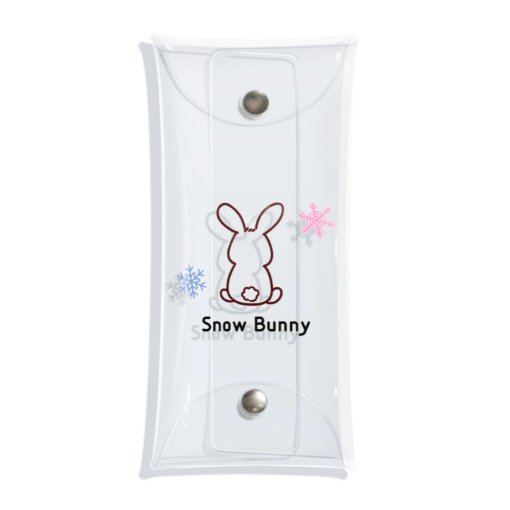 ヒュミリの店のSnow Bunnyシリーズ Clear Multipurpose Case