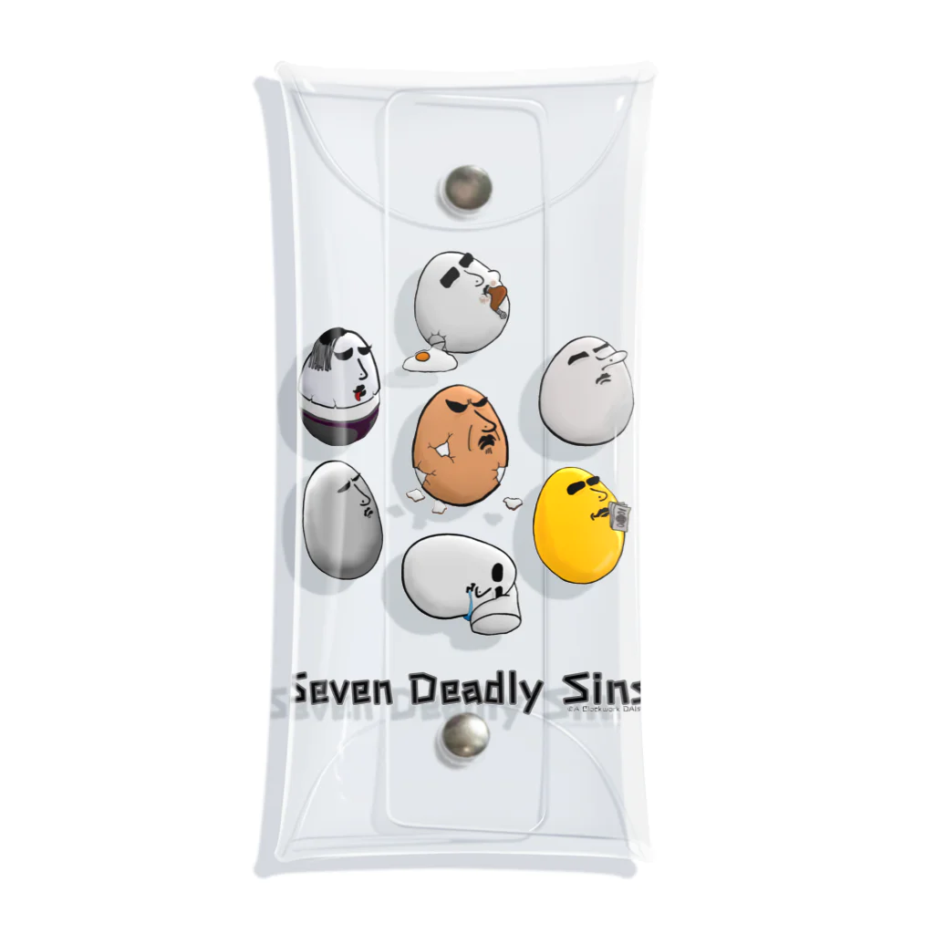 Culture Clubの[ 卵人 ] Seven Deadly Sins Clear Multi Case Clear Multipurpose Case