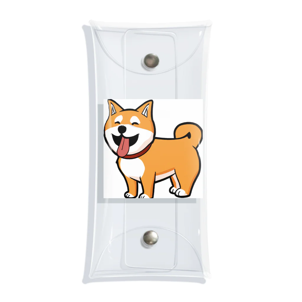 Shibainuteikokuのコミック柴犬 クリアマルチケース