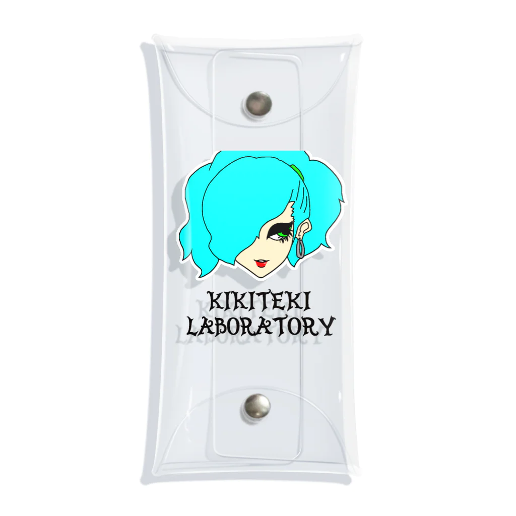 KIKITEKI_LABORATORYのPONITE GAL ミント×黄緑 Clear Multipurpose Case