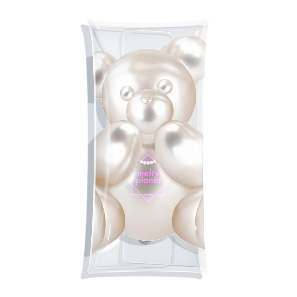 潤のPearl Teddy Clear Multipurpose Case