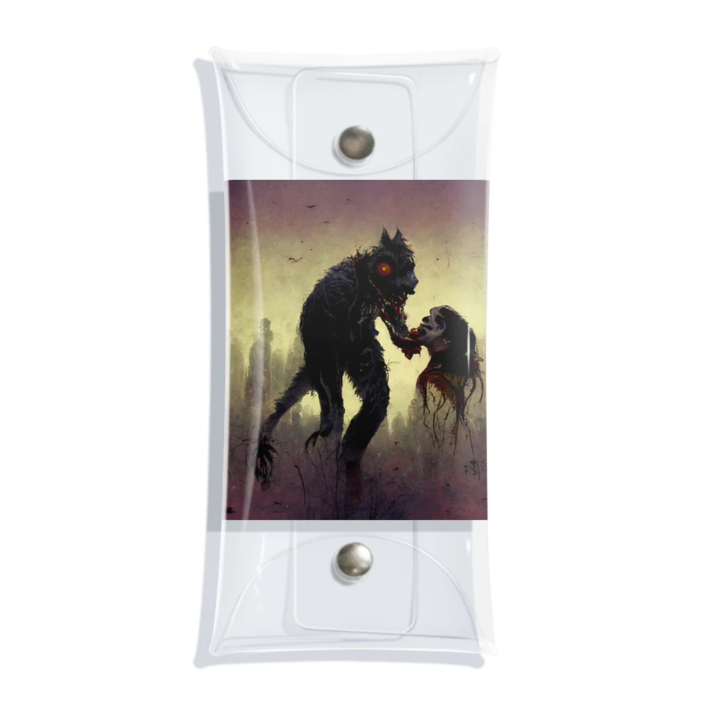 00100001101のzombie werewolf Clear Multipurpose Case