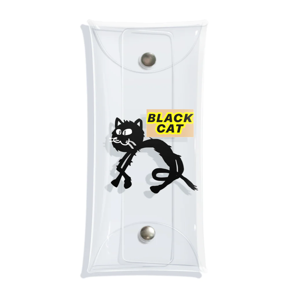 SEVEN-5-Ｇの BLACK  CAT Clear Multipurpose Case