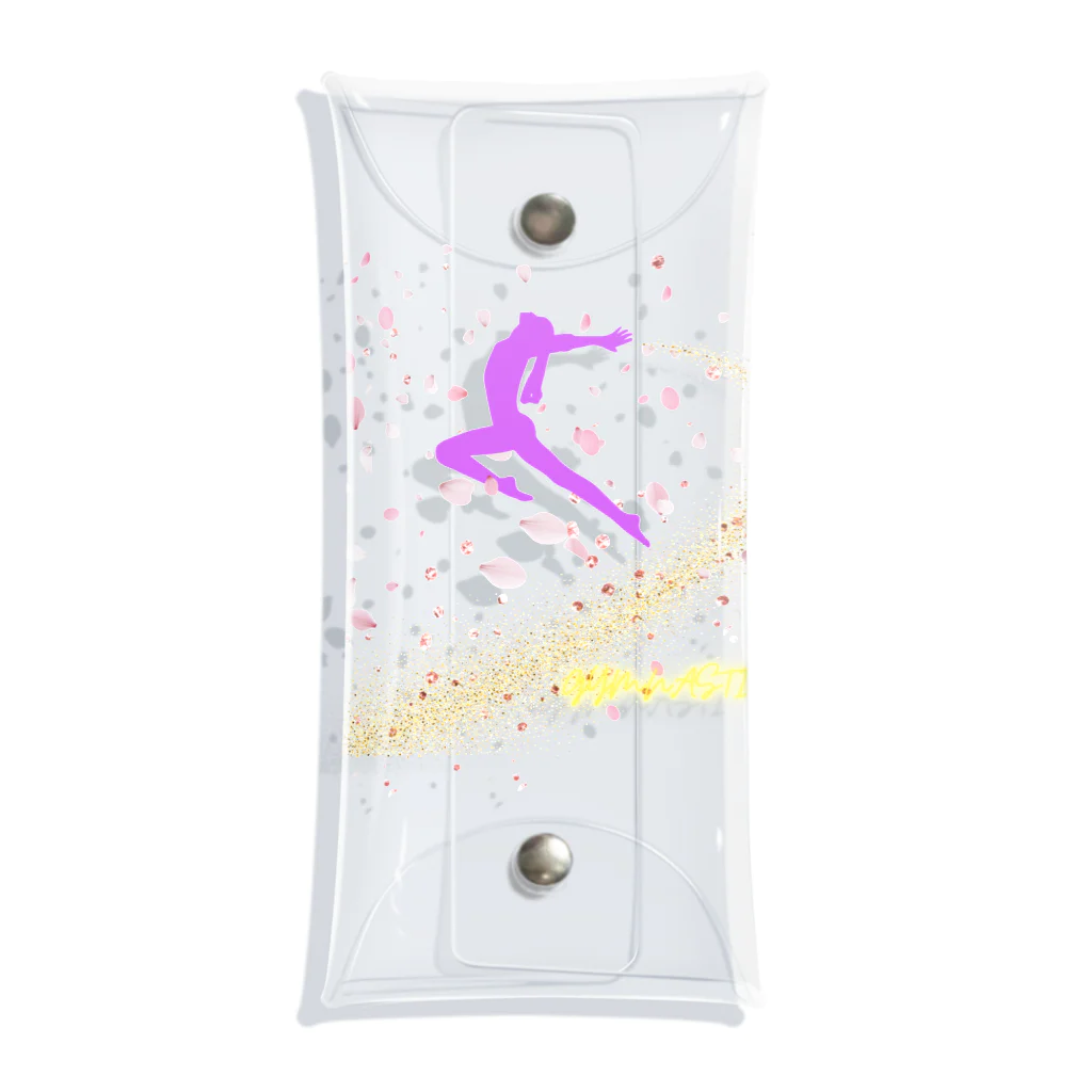 riri8のgymnastics　体操　器械体操 Clear Multipurpose Case