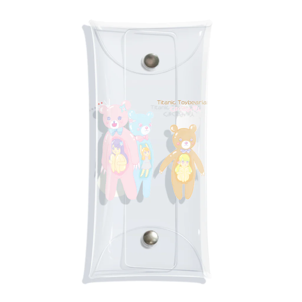 coronaaatのくまぐるみ星人 Clear Multipurpose Case