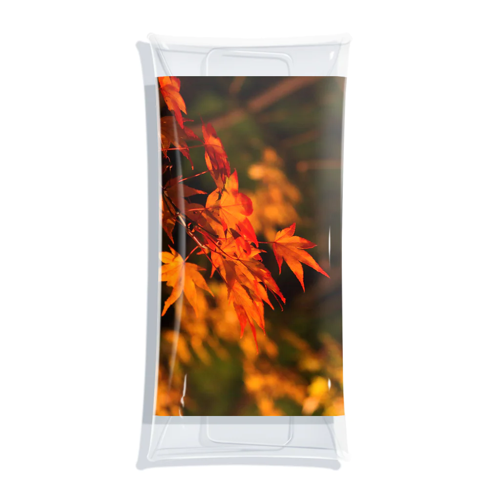 nokkccaのライトアップ紅葉 - Japanese maple(night shot) - Clear Multipurpose Case