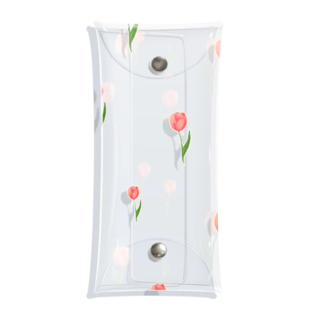 mon  parfaitのspring flowers tulip Clear Multipurpose Case