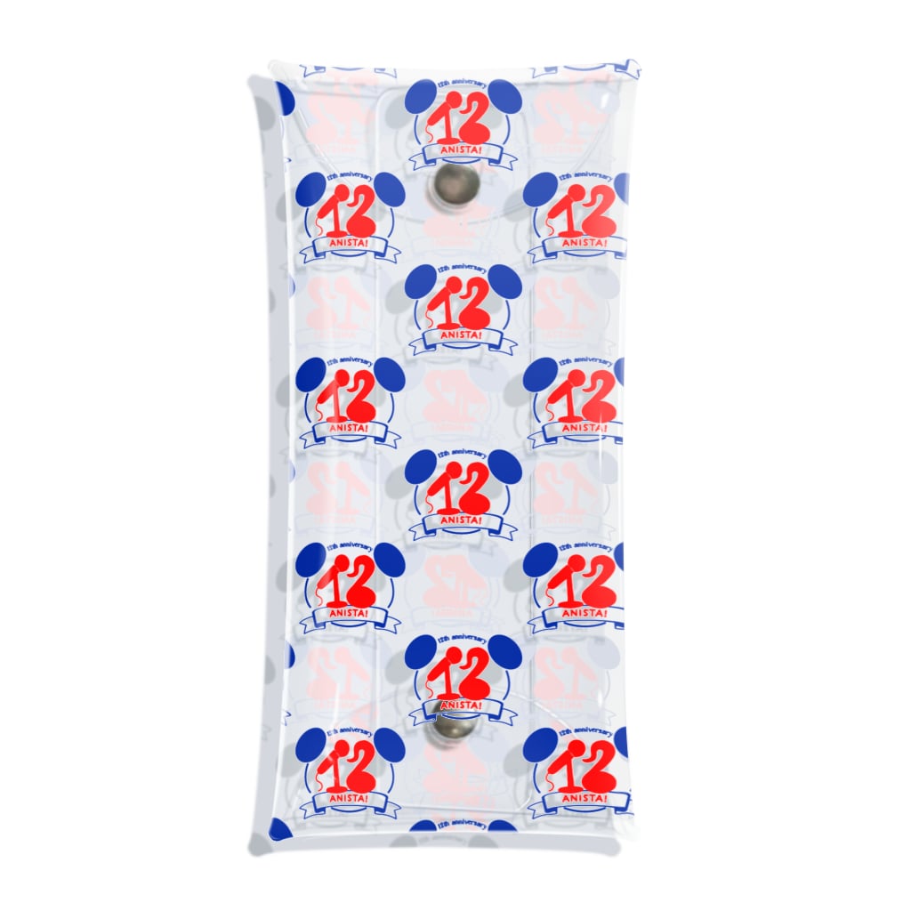 アニソンバーあにすた！の赤青 Clear Multipurpose Case