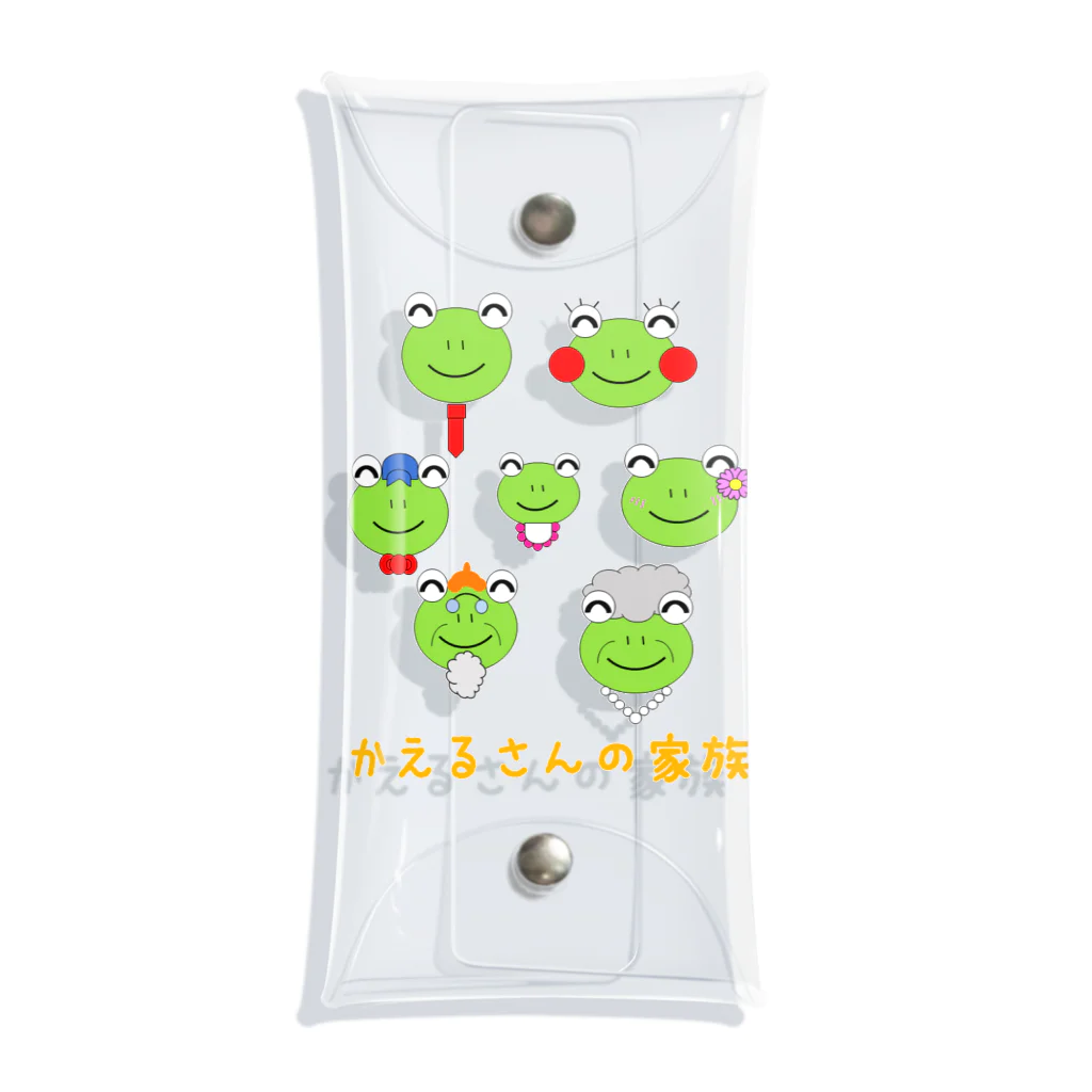 🐸かえるさんと仲間たち🐸のかえるさんの家族 Clear Multipurpose Case