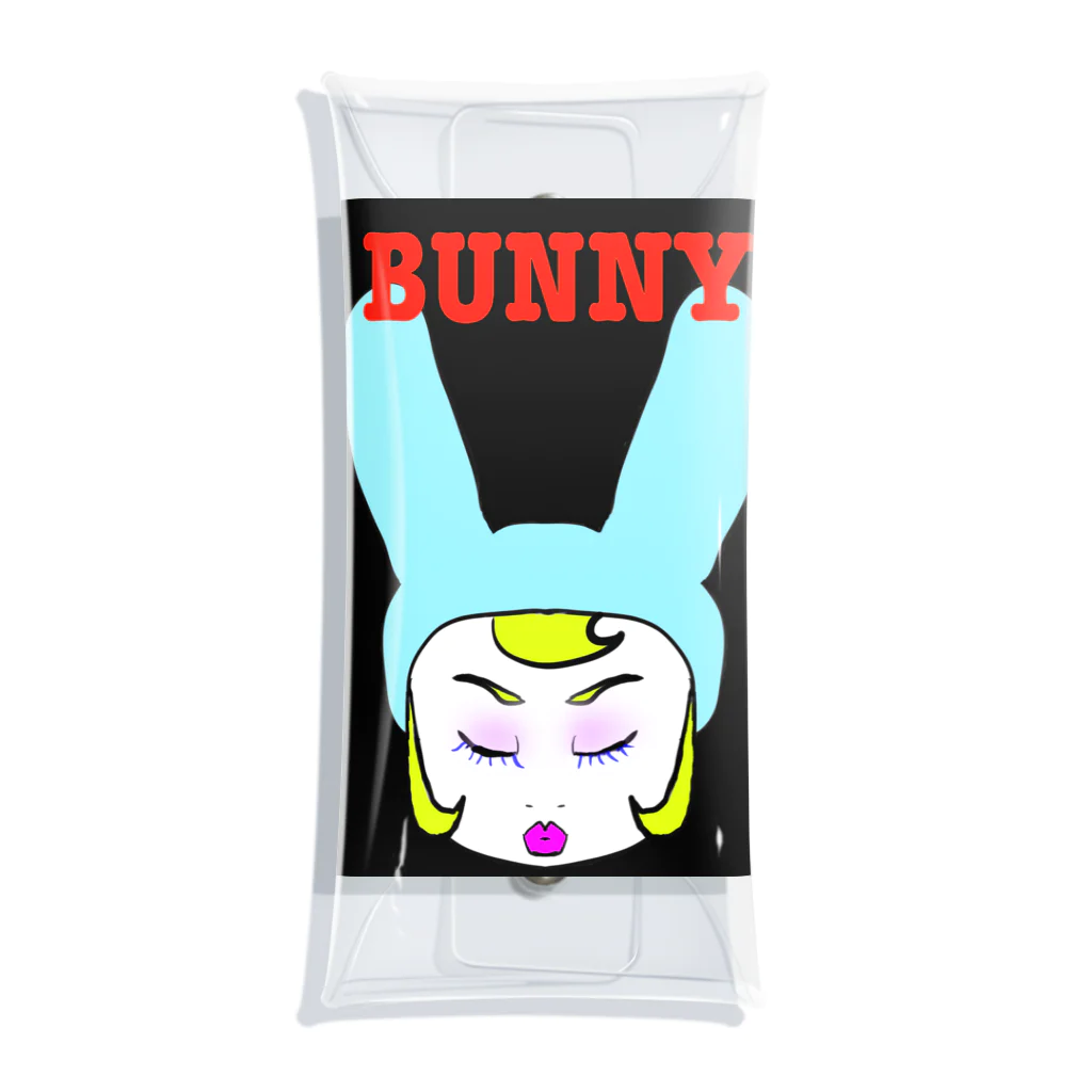 mamo〜のBunny girl Clear Multipurpose Case