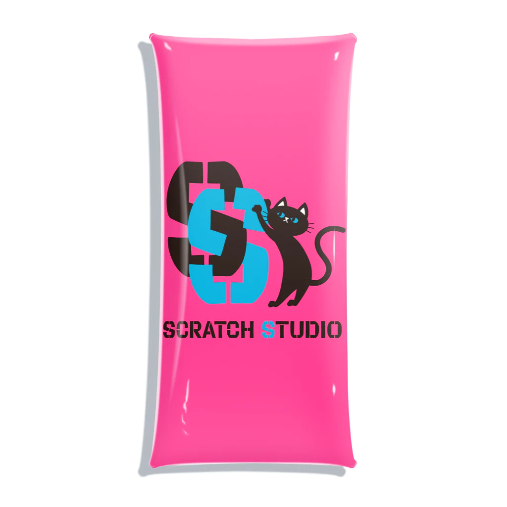 【公式】SCRATCH STUDIO -GOODS SHOP-のSCRATCH STUDIO ロゴクリアマルチケース（No.2） クリアマルチケース