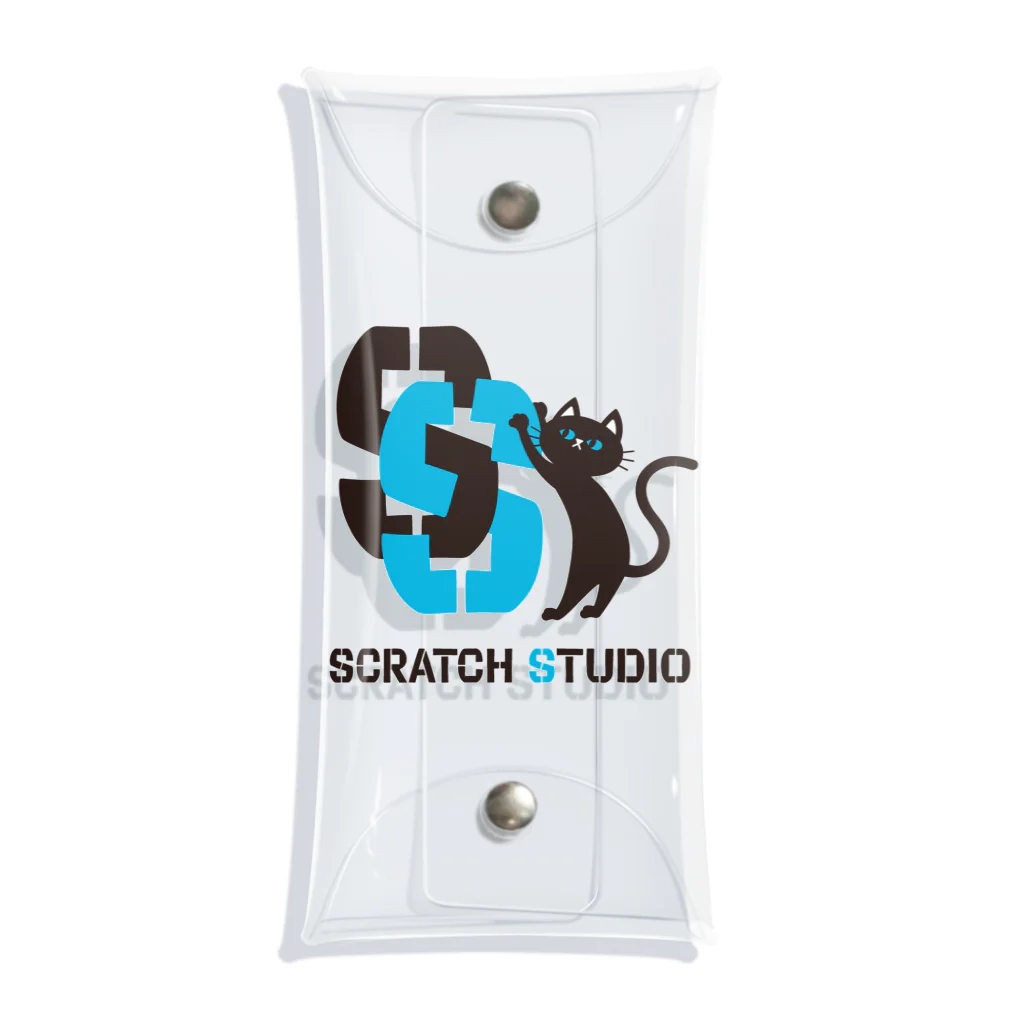 【公式】SCRATCH STUDIO -GOODS SHOP-のSCRATCH STUDIO ロゴクリアマルチケース（No.4） クリアマルチケース