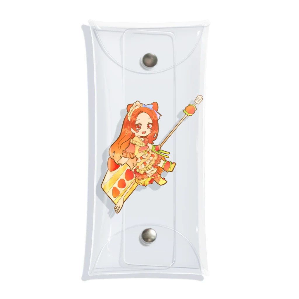 ボンボンわかちゃんのショートケーキアイドル紅乃ちゃん Clear Multipurpose Case