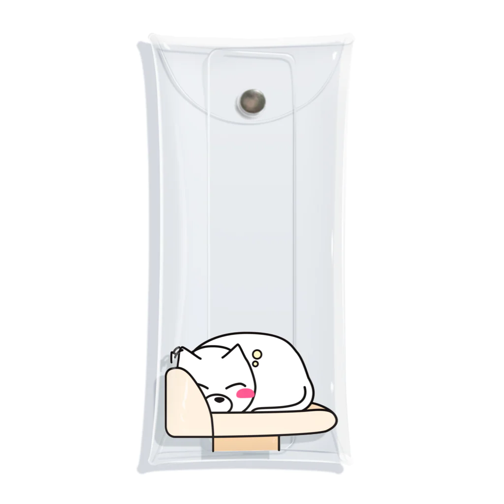 BADCAT GOODS SHOPのキャットタワーのてっぺん Clear Multipurpose Case