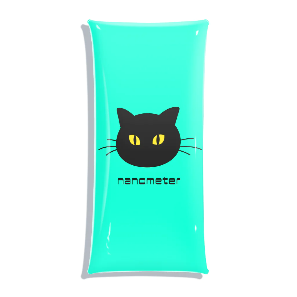 nanometerのnanometer『staring cat eyes』クリアマルチケース（緑） クリアマルチケース