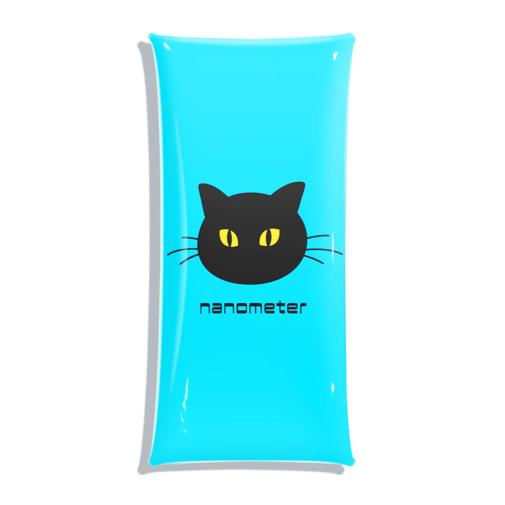 nanometerのnanometer『staring cat eyes』クリアマルチケース（水色） クリアマルチケース