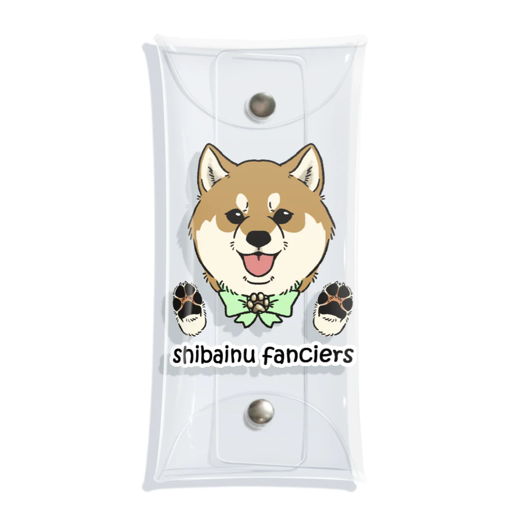 豆つぶのshiba-inu fanciers(赤柴) Clear Multipurpose Case