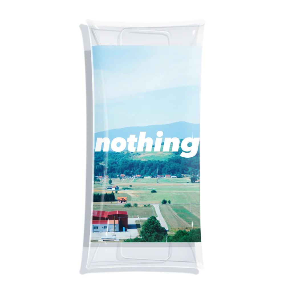 ムクロジのnothing クリアマルチケース