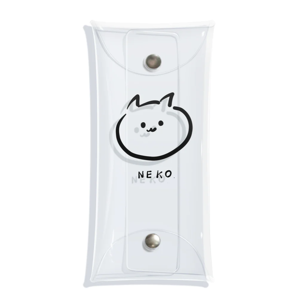 おぺん商店のNEKO. Clear Multipurpose Case