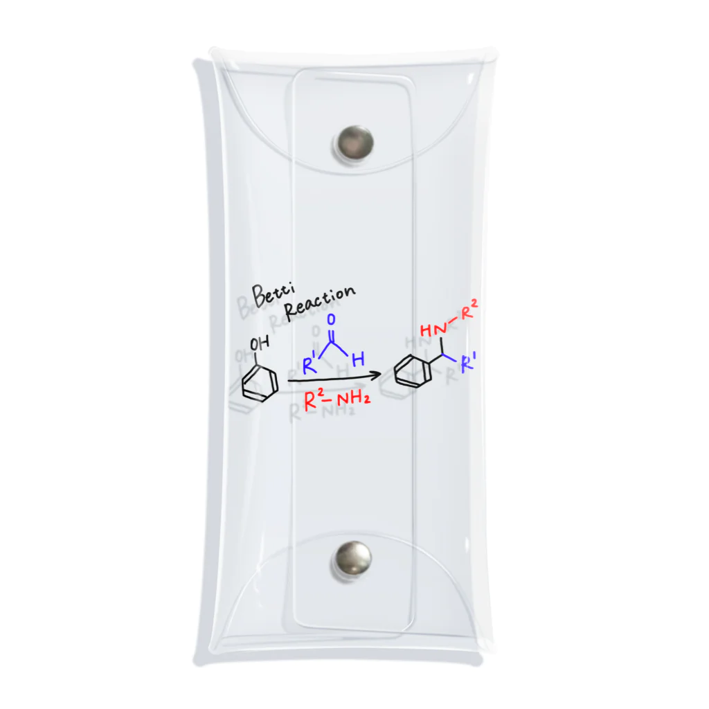 Rakugaki SanのBetti reaction Clear Multipurpose Case