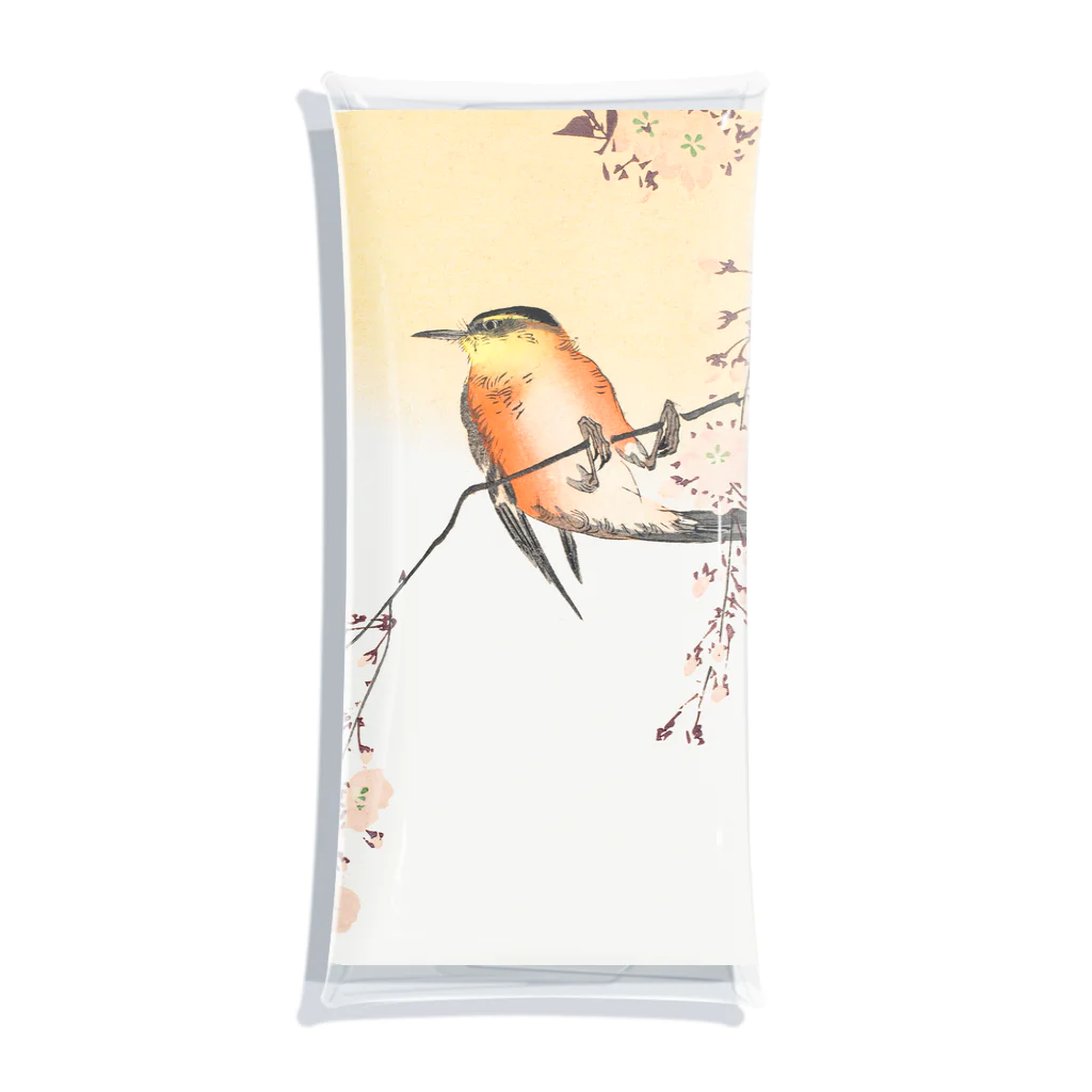 MUGEN ARTの小原古邨　桜と鳥　Ohara Koson 日本のアートTシャツ＆グッズ Clear Multipurpose Case