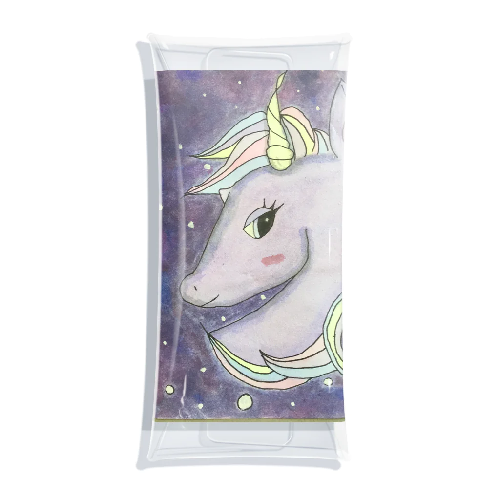 しゅー                                       ✧Shu✧︎  unicorn✴︎universeのunicorn✴︎universe Clear Multipurpose Case