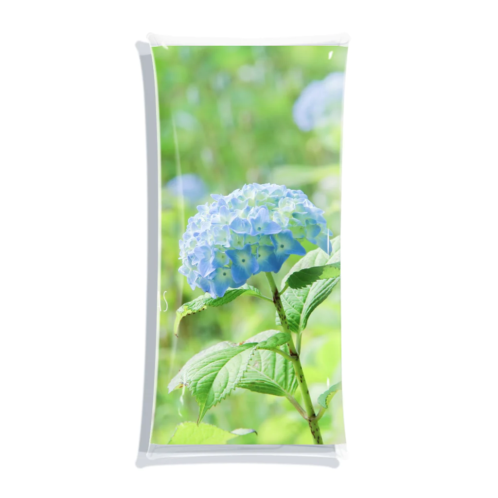 蛍石のhydrangeas Clear Multipurpose Case