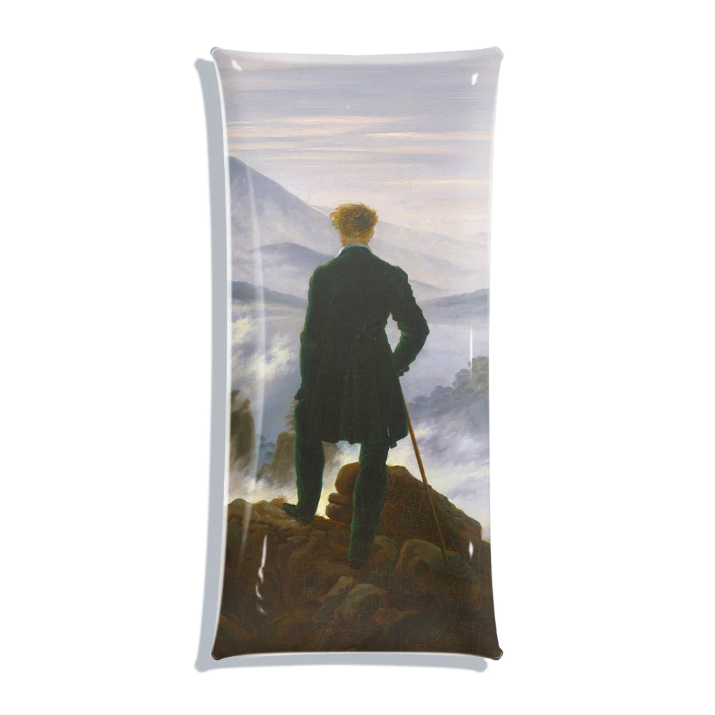 世界美術商店の雲海の上の旅人 / Wanderer above the Sea of Fog Clear Multipurpose Case