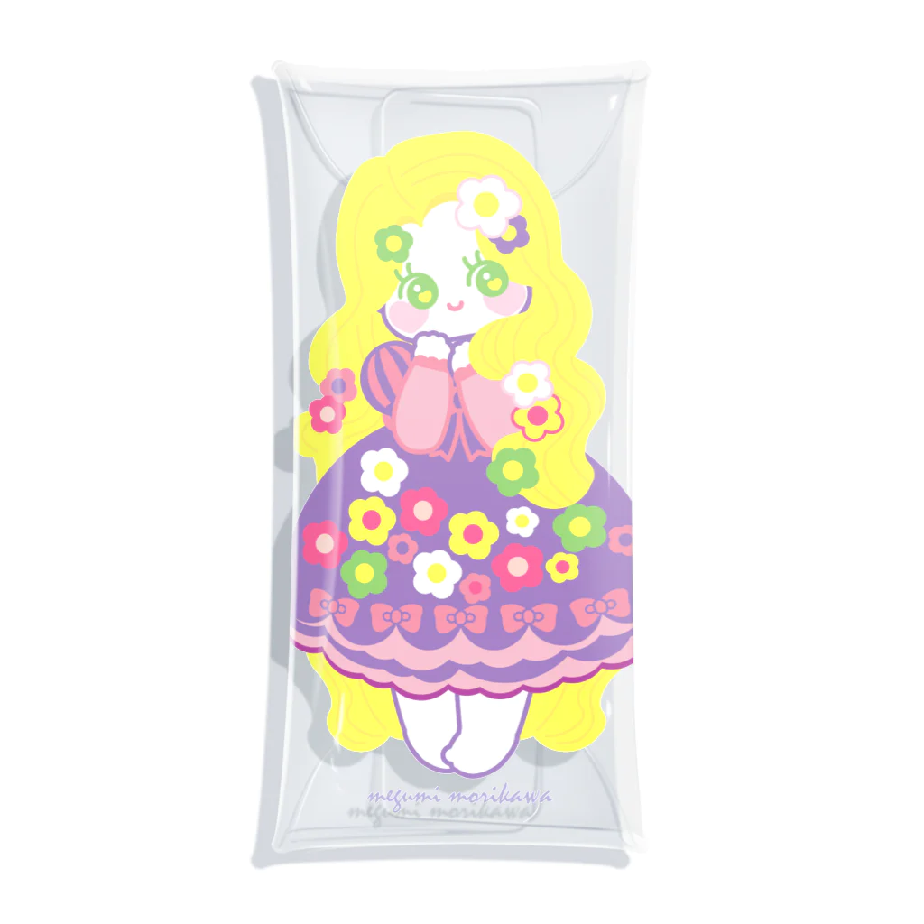 🎀りぼんぱ～ら～🎀のお花ラプンツェル Clear Multipurpose Case