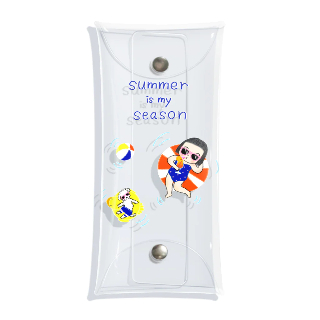 nicoharuのPoolside summer Clear Multipurpose Case