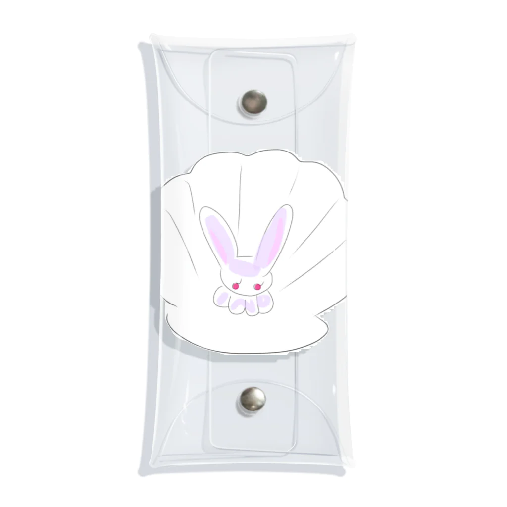 妖怪 水姫城-Yokai.Mizukijyo-ฅ^ơωơ^ฅ♡の貝がらと、ネコうさ🐰 Clear Multipurpose Case