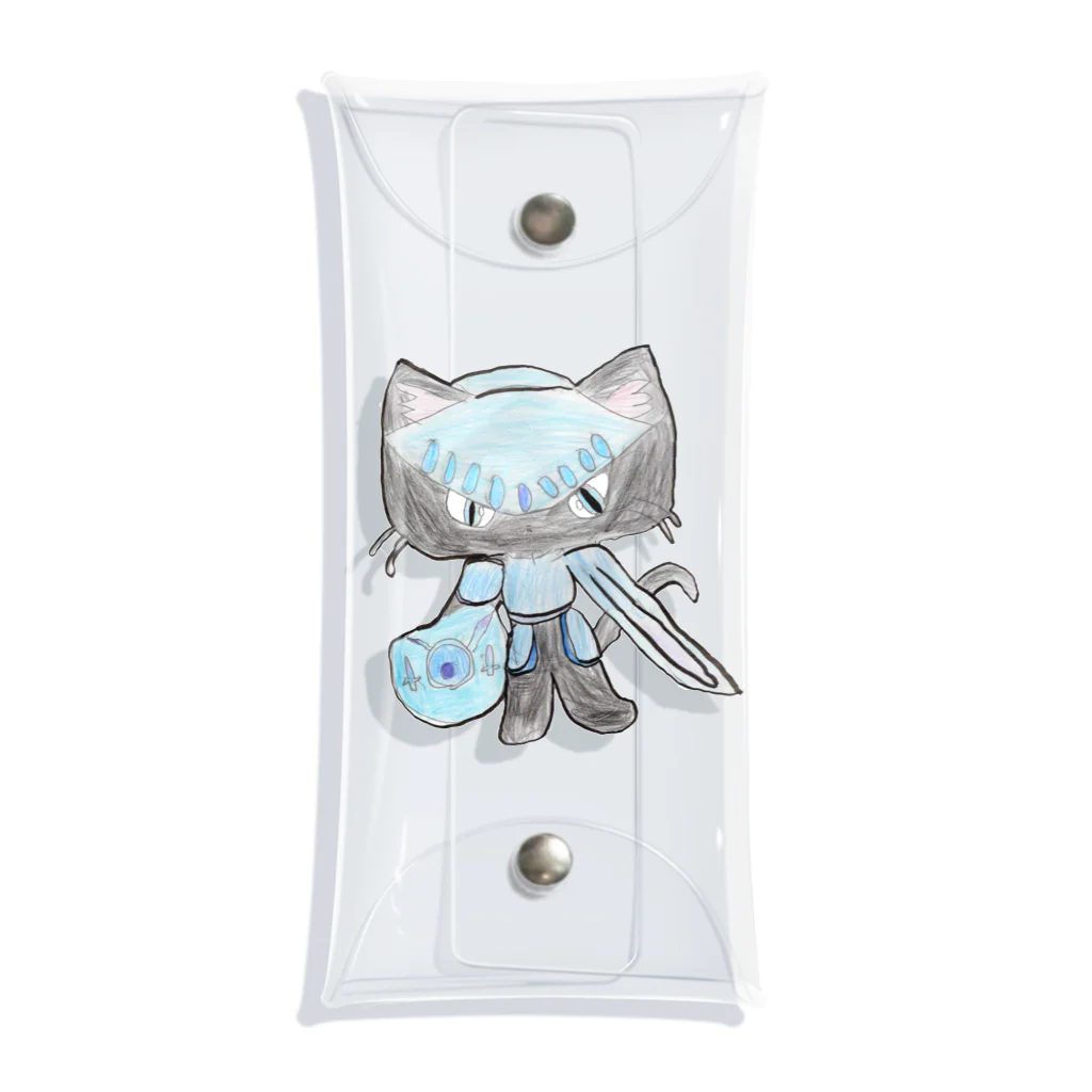 tomo-suのねこきし Clear Multipurpose Case