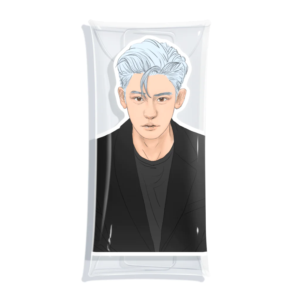 Hoai.art.jpのEXO PARK CHANYEOL fanart  クリアマルチケース