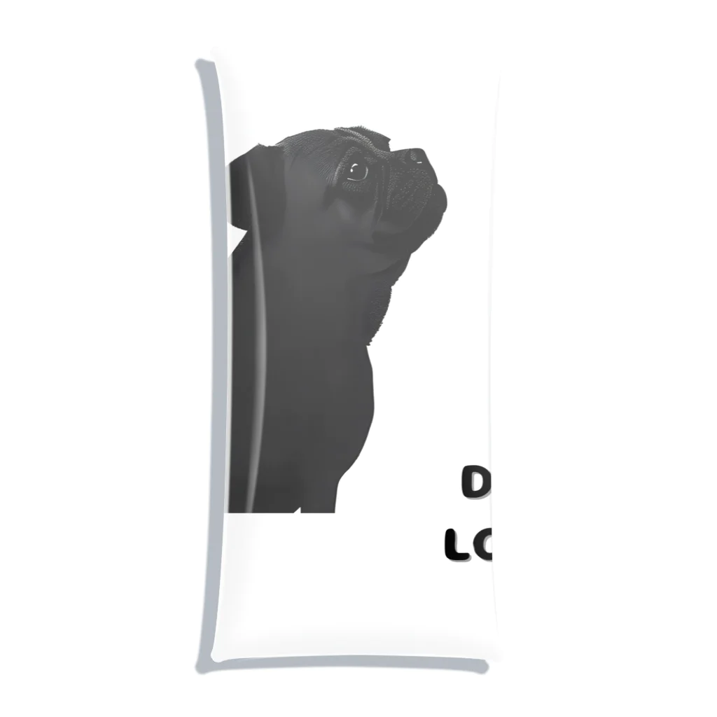 DOG LOVERのDOG LOVER（パグ） Clear Multipurpose Case