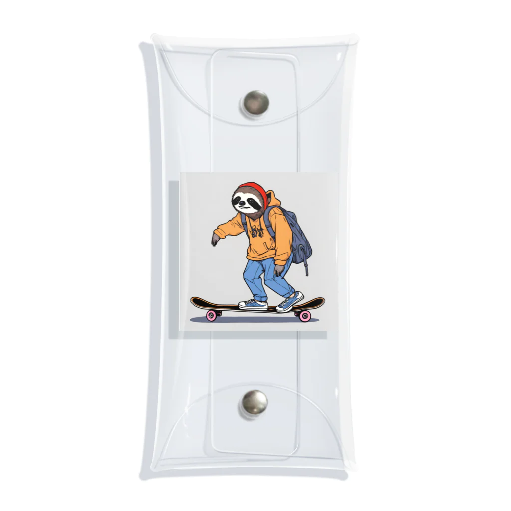 バーチャルライフ。のナマスケーター Clear Multipurpose Case