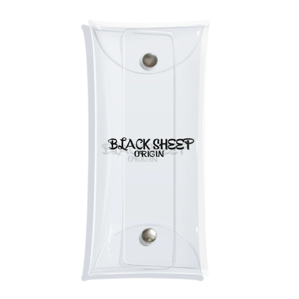 BLACK SHEEP ORIGIN SUZURI SHOPのBLACK SHEEP ORIGIN Clear Multipurpose Case