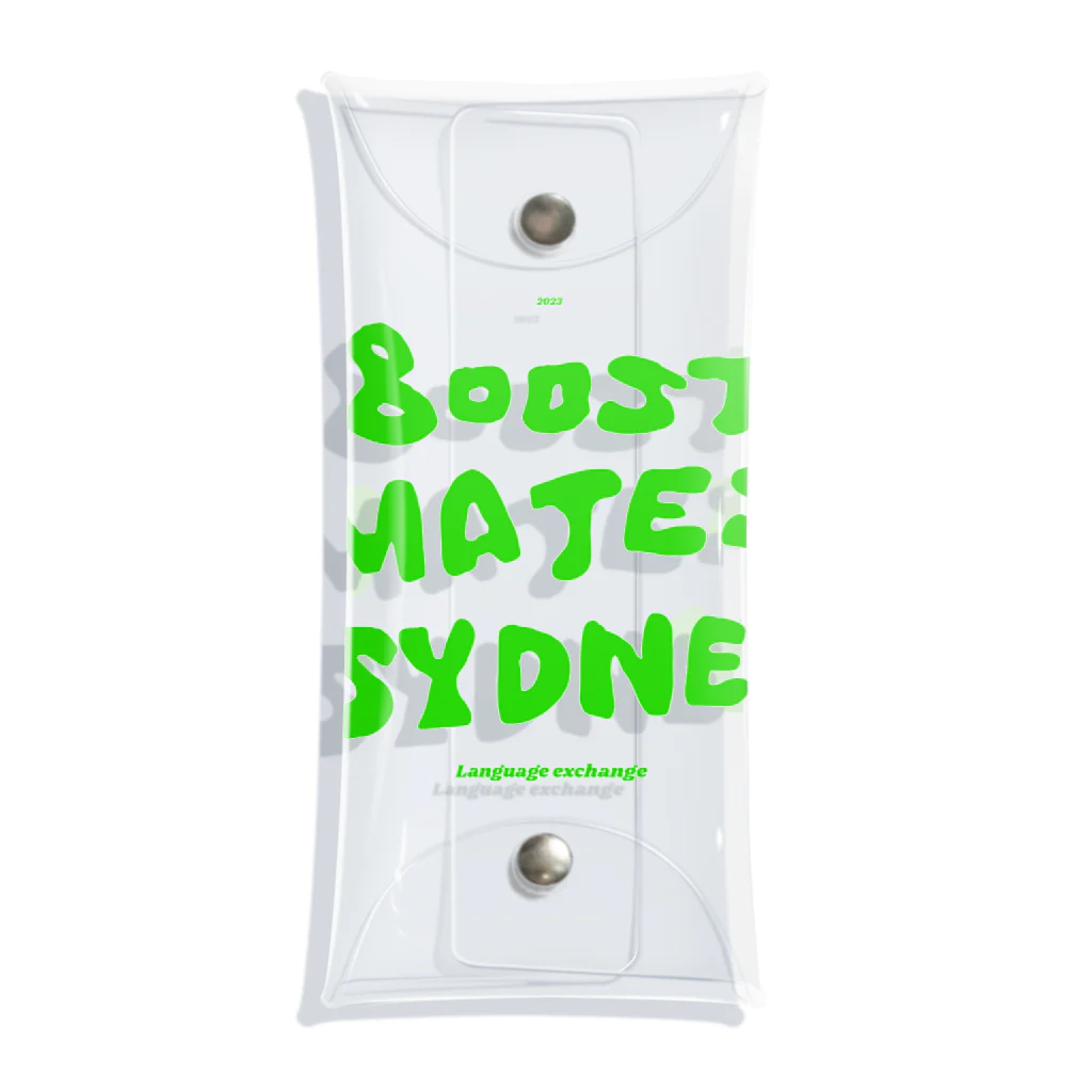 Boost mates original のBoost mates original goods クリアマルチケース