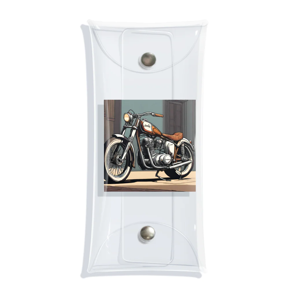 MORIXのクラッシクなバイクのグッツ Clear Multipurpose Case