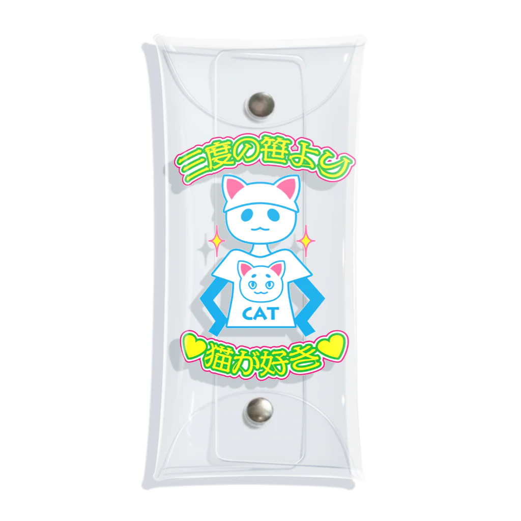 elmi_niikawaの三度の笹より猫が好き Clear Multipurpose Case