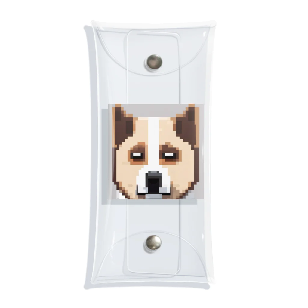 たるほのお店のピクセルアートのかわいい秋田犬 Clear Multipurpose Case