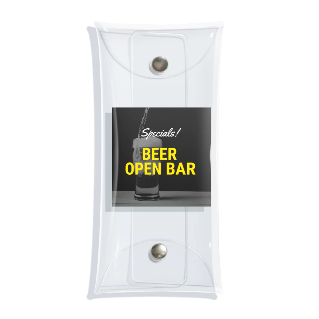 KSK SHOPのBEER-ビール Clear Multipurpose Case